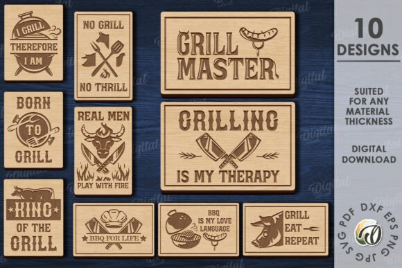 BBQ Cutting Board Bundle Laser Cut: A Strategic Tool for Creative and Business Success