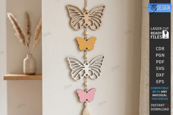 Bird Hanging Decor Ornament Laser Cut
