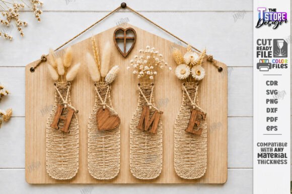 Create Stunning DIY String Art Wall Vases with CNC