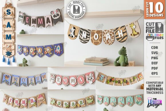 Custom Baby Name Banners: A Creative and Personalized Decor Solution