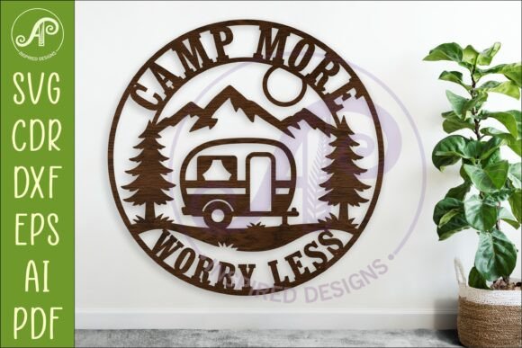 Evaluating the Camp More Worry Less SVG for Custom Decor Projects