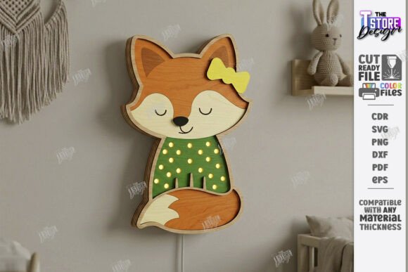 Kids Night Light Laser Cut 3D Animal: A Creative and Functional Lighting Solution