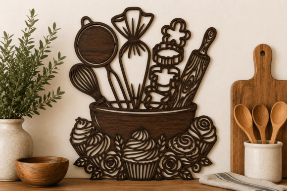 Kitchen Wall Decor SVG Laser Cut File: A Strategic Tool for Creative Expression and Business Growth