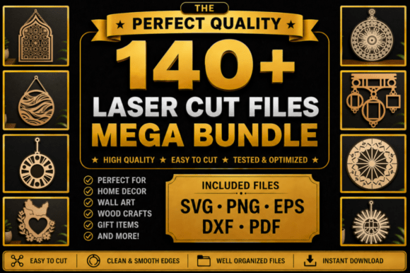 Laser Cut Files Mega SVG Bundle