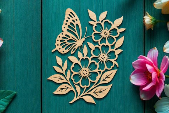 Laser Cut Floral Butterfly SVG: A Modern Creative Tool for Artisans and Designers