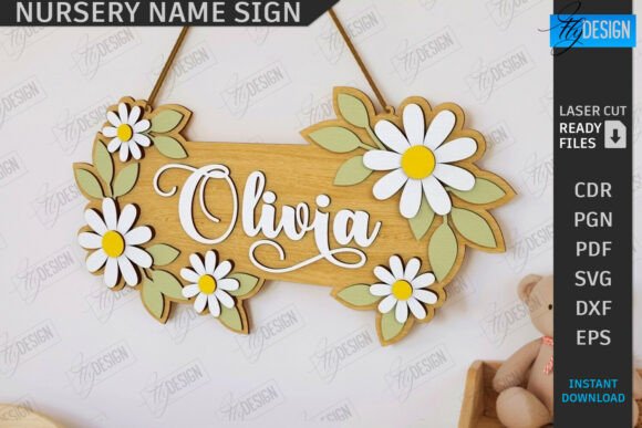 Nursery Name Sign Laser Cut Home Decor: A Modern Approach to Personalized Home Design