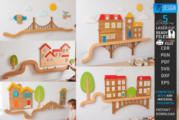 Wooden Ball Run Track Laser Cut Bundle: A Versatile STEM Toy for Creative Learning